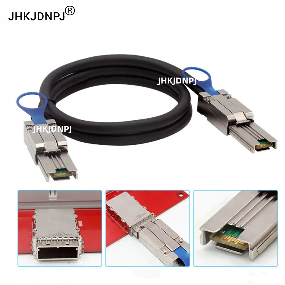 Mini SAS SFF-8088 26Pin to SFF-8088 Server Hard Disk Drive Data Extension Cable 6Gbps
Mini SAS SFF-8088 26Pin to SFF-8088 Server Hard Disk Drive Data Extension Cable 6Gbps