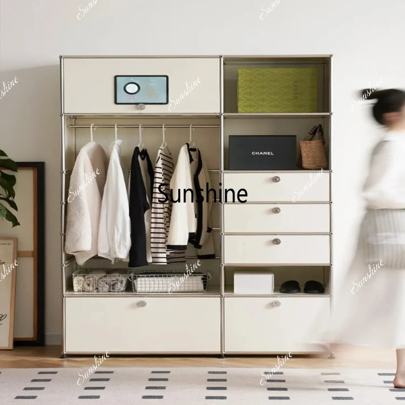 Wardrobe Metal Storage Cabinet Closet Organizer Dressers For Bedroom Furniture Display Cabinet Living Room Cabinets
Wardrobe Metal Storage Cabinet Closet Organizer Dressers For Bedroom Furniture Display Cabinet Living Room Cabinets