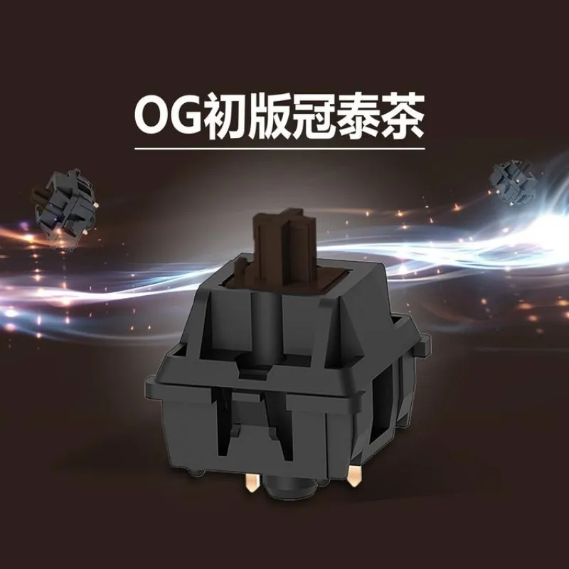 Greetech OG Brown Switch 45g Tactile Pre-Lubed 5 Pins HotSwap POM Stem Switches For Mx Mechanical Keyboard 기계식 키보드 축 
Greetech OG Brown Switch 45g Tactile Pre-Lubed 5 Pins HotSwap POM Stem Switches For Mx Mechanical Keyboard 기계식 키보드 축