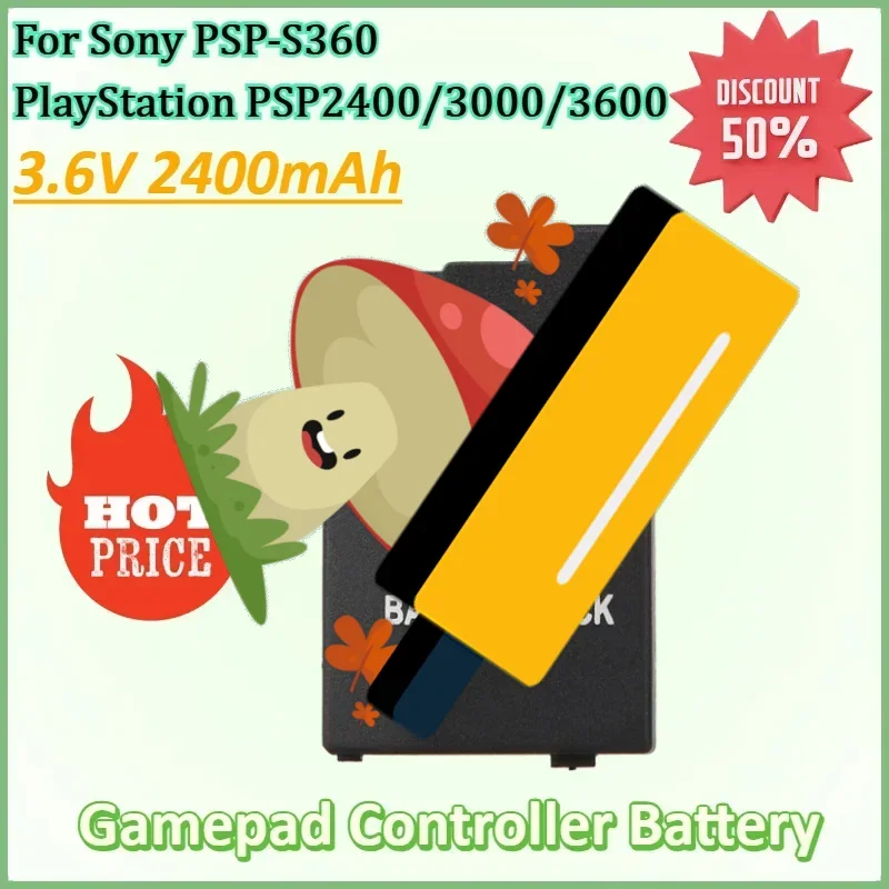 3.6V 2400mAh Rechargeable Battery Pack for Sony PlayStation PSP2400 PSP3000 PSP 3600 PSP-S360 Gamepad Controller Battery
3.6V 2400mAh Rechargeable Battery Pack for Sony PlayStation PSP2400 PSP3000 PSP 3600 PSP-S360 Gamepad Controller Battery