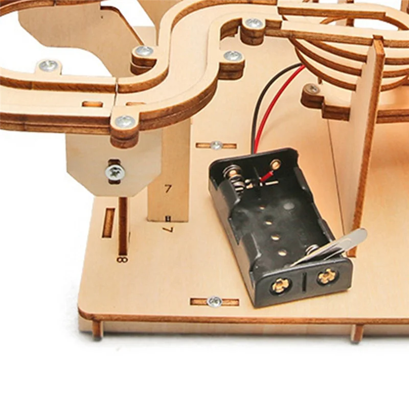 B05C-DIY Scientific Electric Track Ball Wooden Electric Trackball Toys Handmade Building Block Assembly Toys
B05C-DIY Scientific Electric Track Ball Wooden Electric Trackball Toys Handmade Building Block Assembly Toys