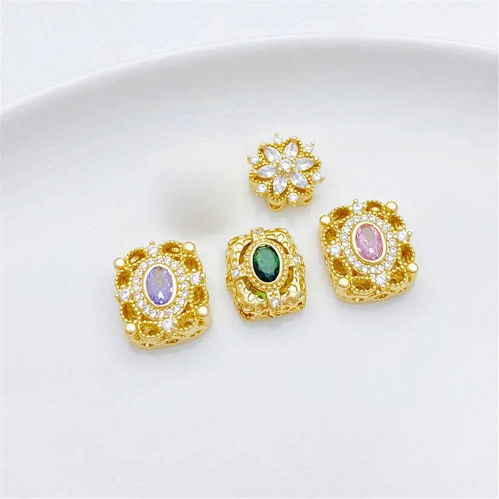 14K Bag Gold Inlaid Zirconium Square Beads Loose Beads Handmade DIY Bracelet Necklace Jewelry Material Accessories
14K Bag Gold Inlaid Zirconium Square Beads Loose Beads Handmade DIY Bracelet Necklace Jewelry Material Accessories