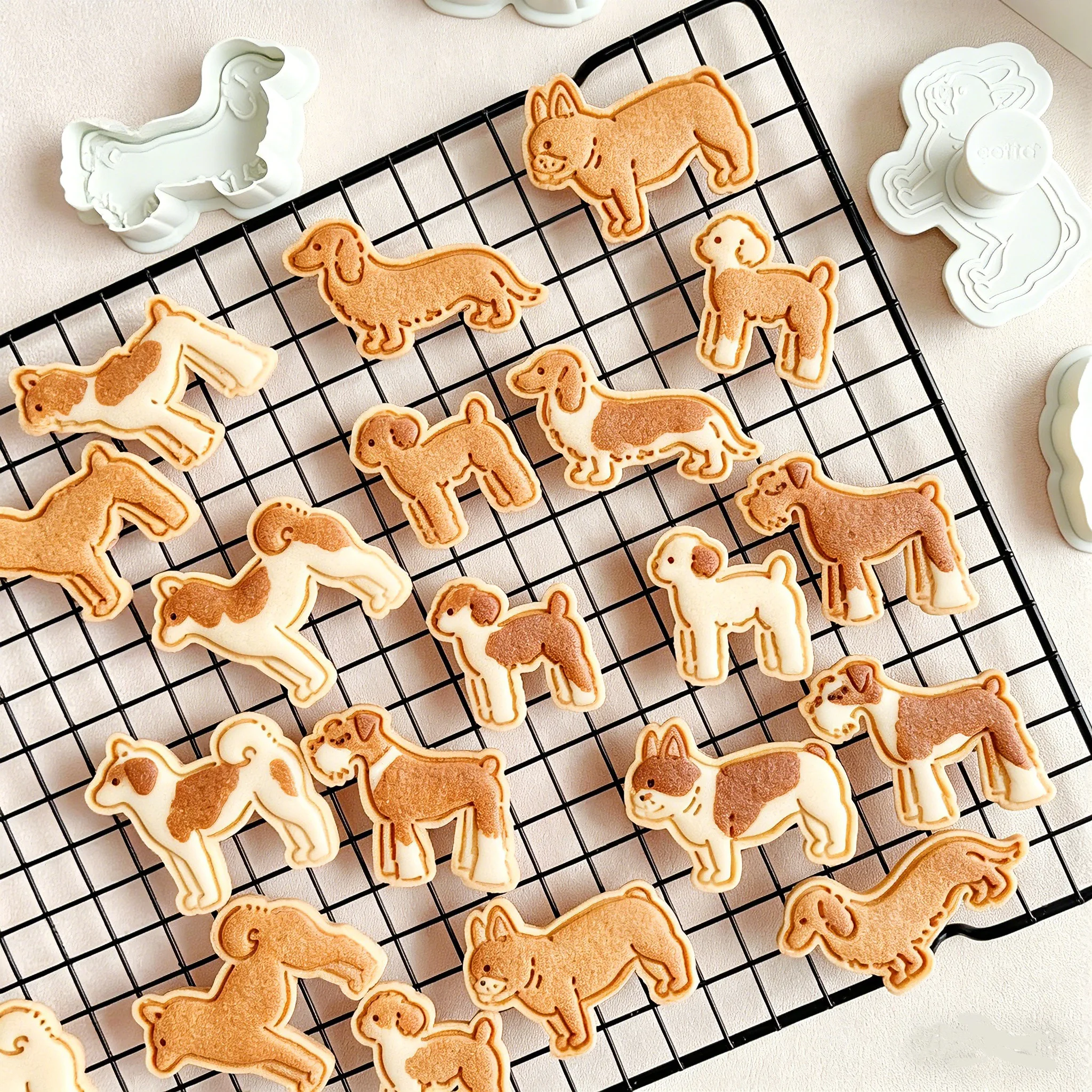 Puppy Cookie Cutters Set Themed 3D Baking Molds Fondant Cake Decoration Pastry Biscuit Stamps Essential Baking Accessories
Puppy Cookie Cutters Set Themed 3D Baking Molds Fondant Cake Decoration Pastry Biscuit Stamps Essential Baking Accessories