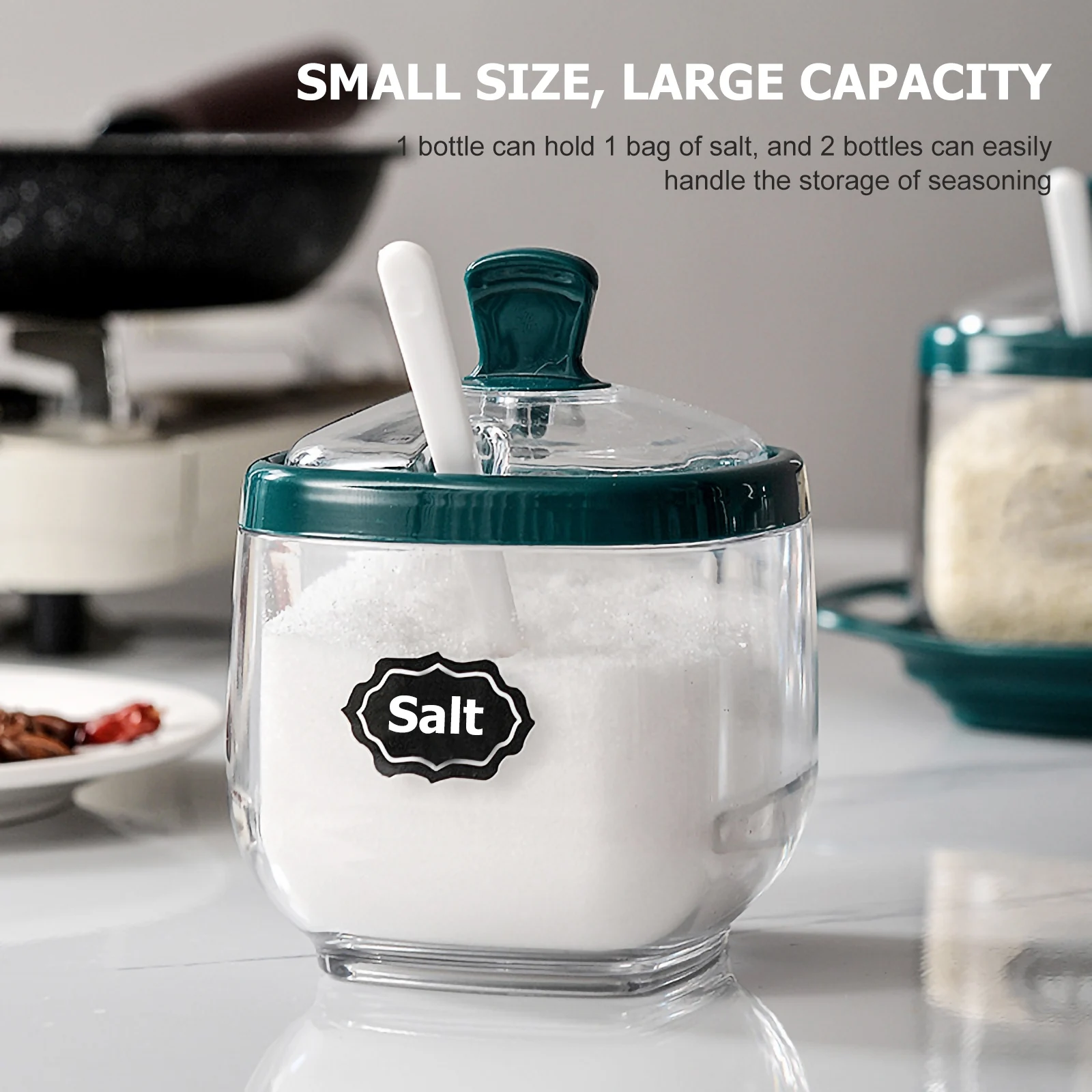 2Sets Plastic Spice Jar with Spoon Ideal for Outdoor Barbecue Picnic Indoor Dining Home Kitchenware Condiment Holder
2Sets Plastic Spice Jar with Spoon Ideal for Outdoor Barbecue Picnic Indoor Dining Home Kitchenware Condiment Holder