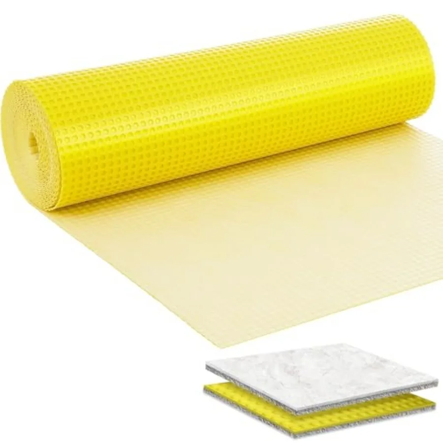 MAXKOSKO Uncoupling Membrane for Tile, 1/8'' 3mm Thick Waterproof Heated Flooring Underlayment Mat Tile Crack Prevention for Ba
MAXKOSKO Uncoupling Membrane for Tile, 1/8'' 3mm Thick Waterproof Heated Flooring Underlayment Mat Tile Crack Prevention for Ba