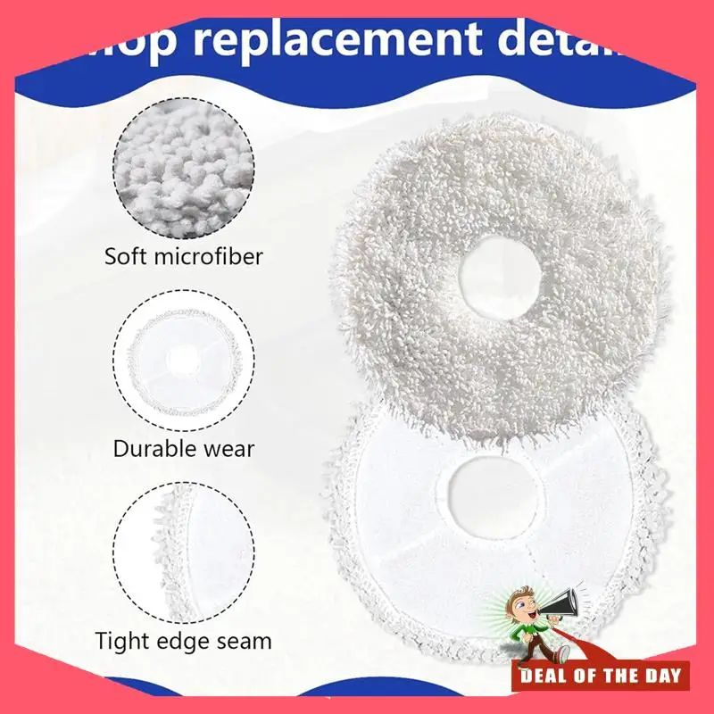 24-Hour Delivery Wiping Cloths Accessories For Dreame L20 Ultra, Cleaner For Dreame L10s Ultra, Washable Microfibre Wet Mop Pad 
24-Hour Delivery Wiping Cloths Accessories For Dreame L20 Ultra, Cleaner For Dreame L10s Ultra, Washable Microfibre Wet Mop Pad