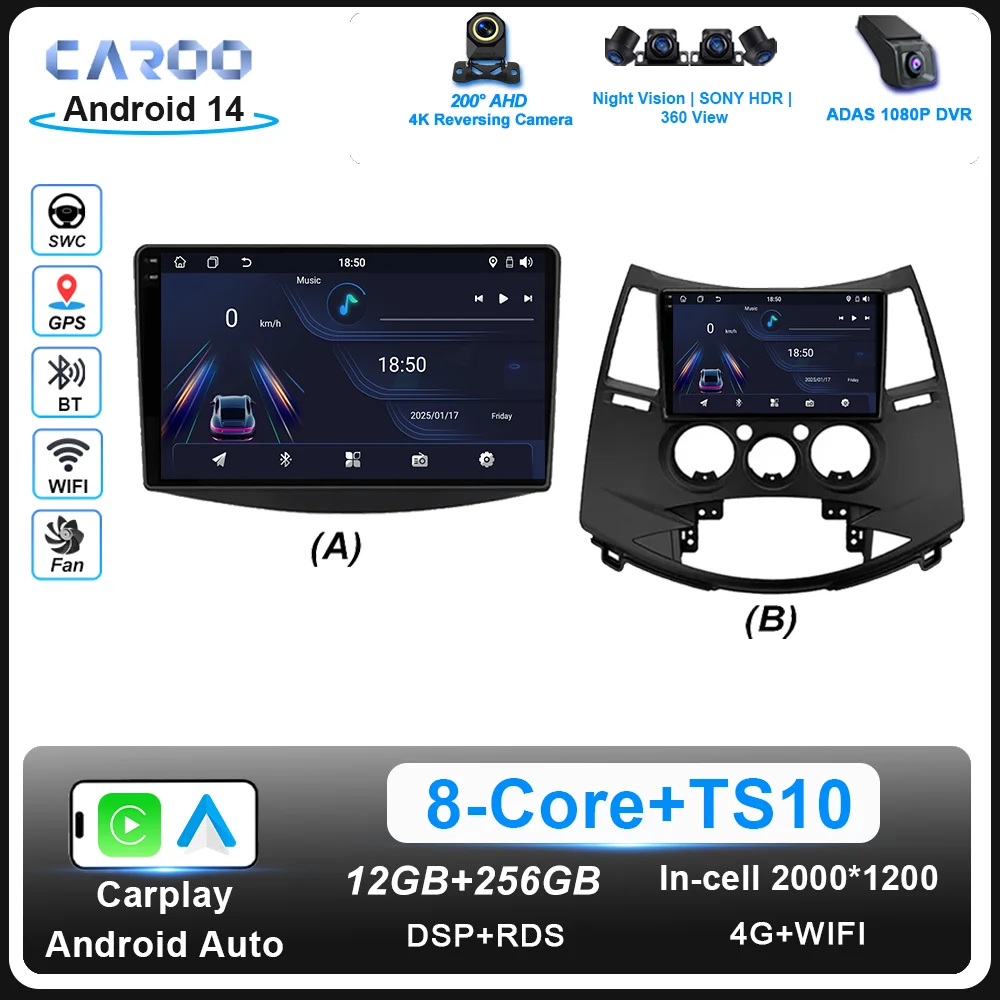 Car Android 14 GPS Navigation For Mitsubishi Grandis 2003-2011 Auto Radio Stereo Multimidia Video Player Carplay NO 2DIN DVD 4G
Car Android 14 GPS Navigation For Mitsubishi Grandis 2003-2011 Auto Radio Stereo Multimidia Video Player Carplay NO 2DIN DVD 4G