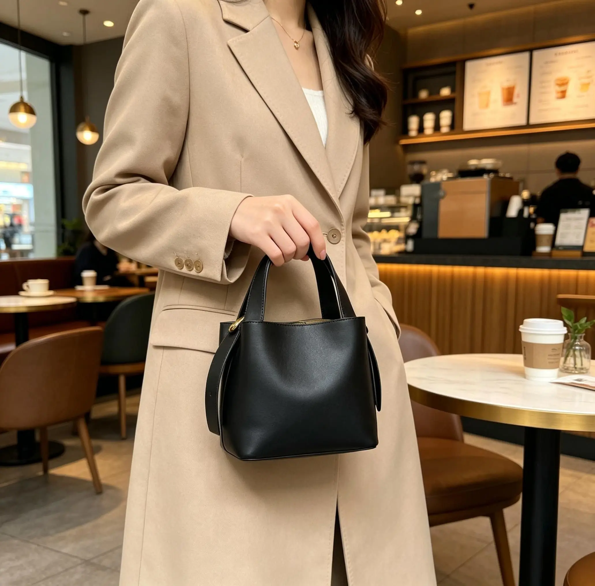 Luxury shoulder bag, genuine leather handbag, high-quality women's bag, ladies' handbag, luxury designer women's bag, bucket bag
Luxury shoulder bag, genuine leather handbag, high-quality women's bag, ladies' handbag, luxury designer women's bag, bucket bag