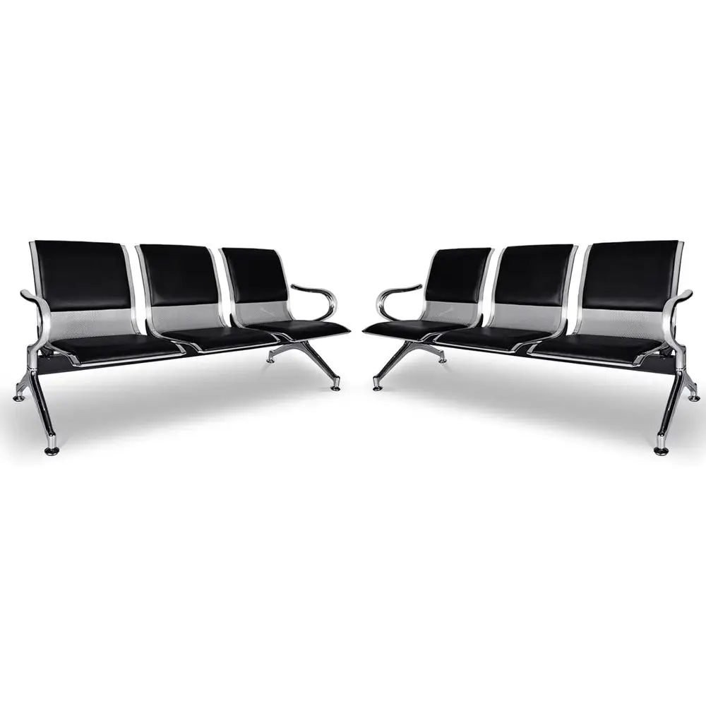 PU Leather Waiting Chairs Set of 2 - Ideal for Lobby, Airport, Bank, Hospital, and Barbershop
PU Leather Waiting Chairs Set of 2 - Ideal for Lobby, Airport, Bank, Hospital, and Barbershop