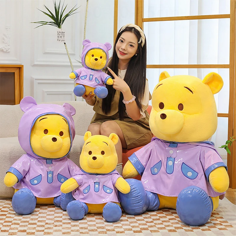 Disney Kawaii Plush Winnie The Pooh Bear in Raincoat Cute Hat Wearing Stuffed Toy for Kids Birthday Christmas Gift Arcade Prize
Disney Kawaii Plush Winnie The Pooh Bear in Raincoat Cute Hat Wearing Stuffed Toy for Kids Birthday Christmas Gift Arcade Prize