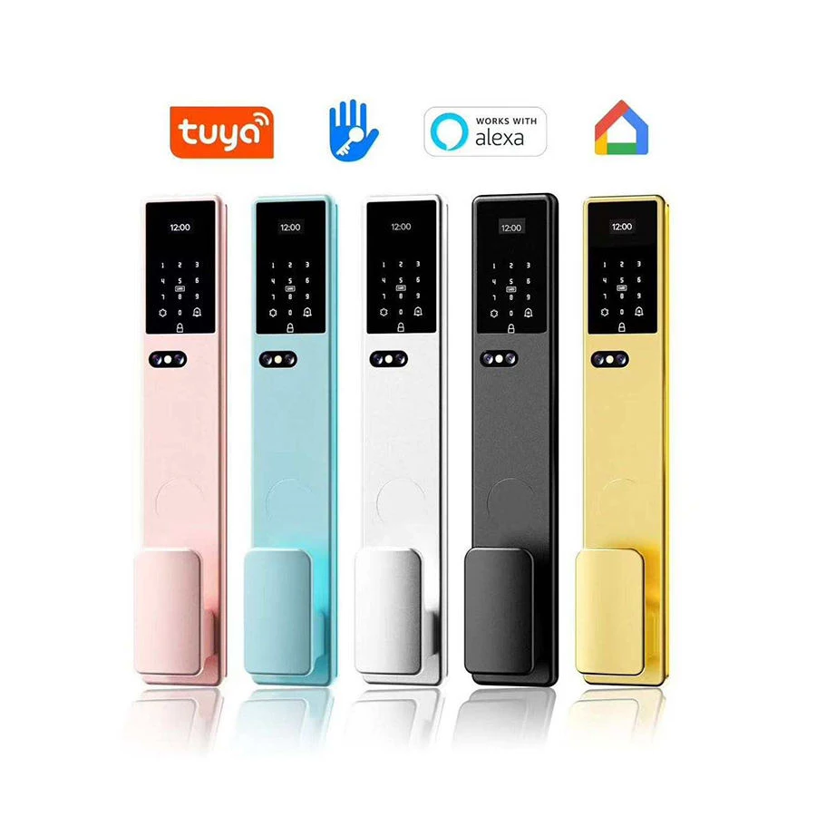 2026 New Smart Lock Tuya Digital Password Door Lock Aluminum Alloy Fingerprint Face Recognition Wooden Door Smart Lock
2026 New Smart Lock Tuya Digital Password Door Lock Aluminum Alloy Fingerprint Face Recognition Wooden Door Smart Lock