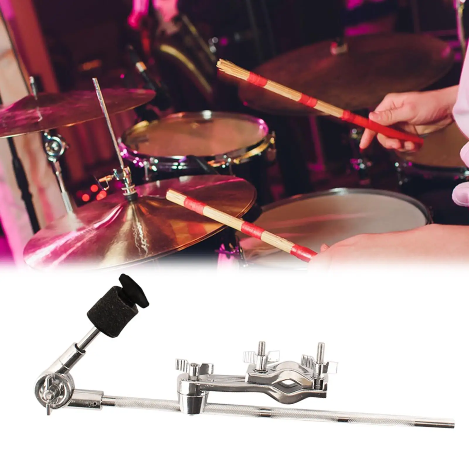 Cymbal Extension Stand Drum Extension Clamps Holder Portable Cymbal Stand Holder Support Cymbal Attachment Clamp for Practice
Cymbal Extension Stand Drum Extension Clamps Holder Portable Cymbal Stand Holder Support Cymbal Attachment Clamp for Practice