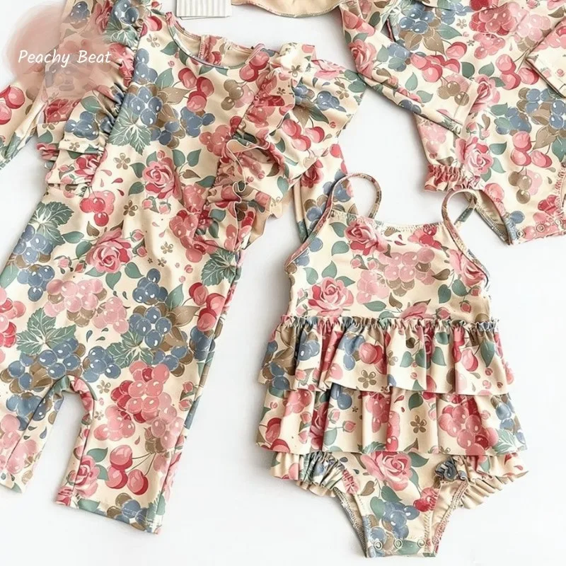 Fashion Baby Girl Princess Floral Print Swimwear Clothing Infant Toddler Child Long Sleeve Ruffled Swimsuit Baby Clothes 1-10Y
Fashion Baby Girl Princess Floral Print Swimwear Clothing Infant Toddler Child Long Sleeve Ruffled Swimsuit Baby Clothes 1-10Y