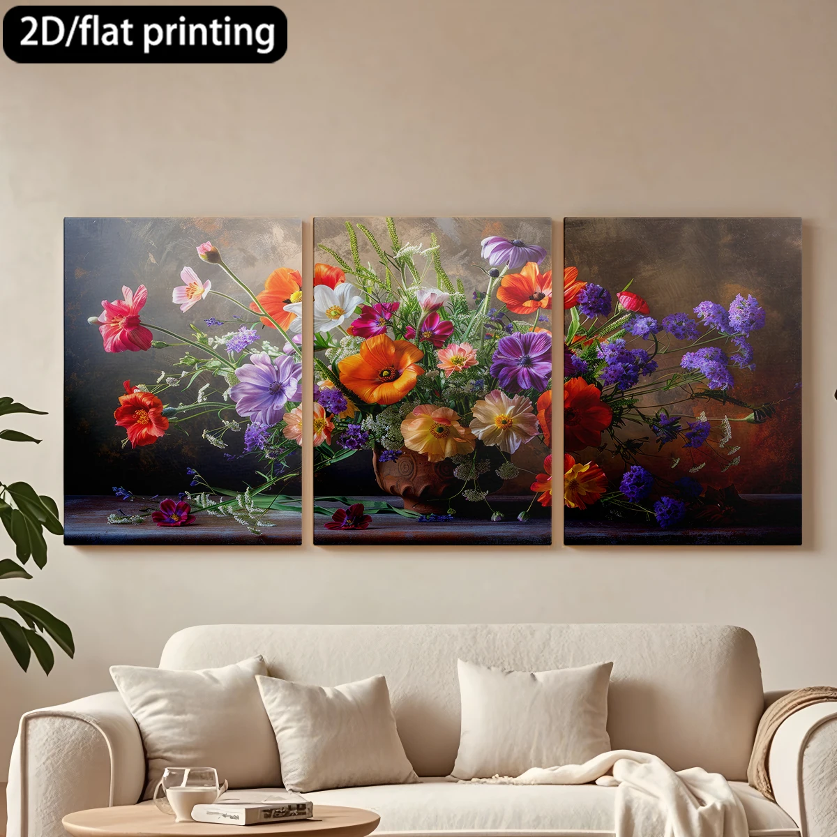 3pc wooden frame canvas decorative paintingVibrant bouquet, multicolored flowers, pot.Corridor bedroom decoration
3pc wooden frame canvas decorative paintingVibrant bouquet, multicolored flowers, pot.Corridor bedroom decoration