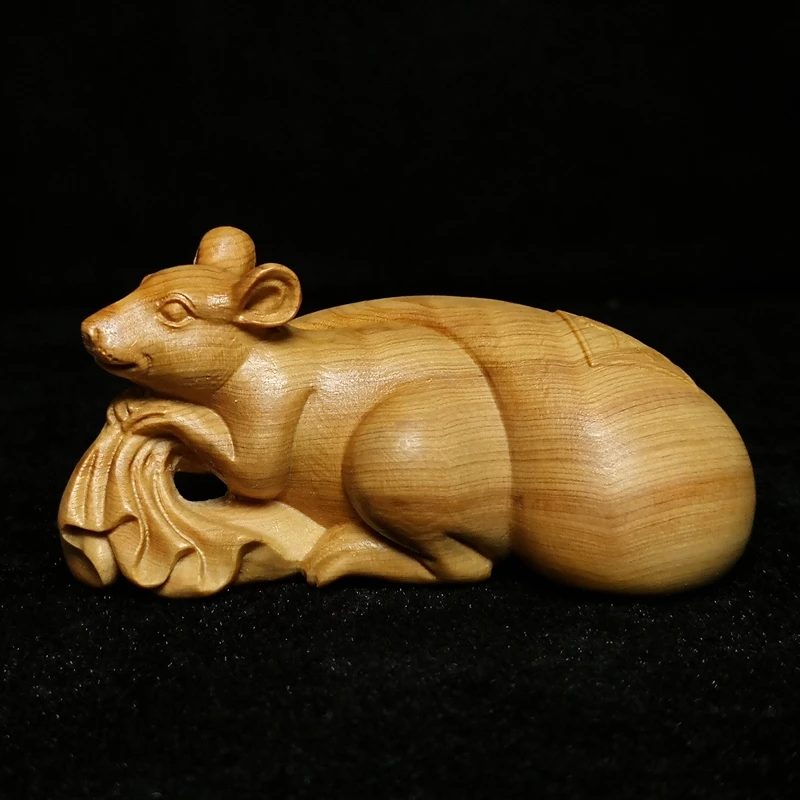 1919 антикварное искусство, размер 3-дюймовый японский самшит, ручная резная фигурка мыши и крысы, статуя, коллекция Netsuke
1919 антикварное искусство, размер 3-дюймовый японский самшит, ручная резная фигурка мыши и крысы, статуя, коллекция Netsuke