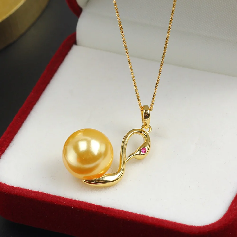 Giant pendant AAAA 11-12mm natural South Sea gold round pearl pendant+Baroque pendant necklace 18 inch 925 silver
Giant pendant AAAA 11-12mm natural South Sea gold round pearl pendant+Baroque pendant necklace 18 inch 925 silver