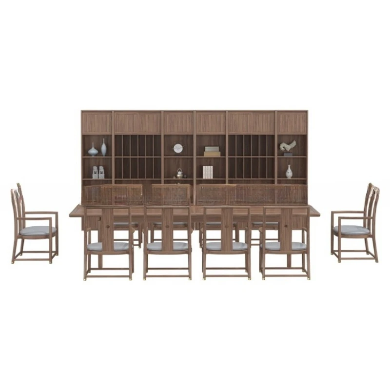 Modern desk high-end solid wood conf erence tabl e and ch air offic e bus iness rece ption multi-per son de sk
Modern desk high-end solid wood conf erence tabl e and ch air offic e bus iness rece ption multi-per son de sk