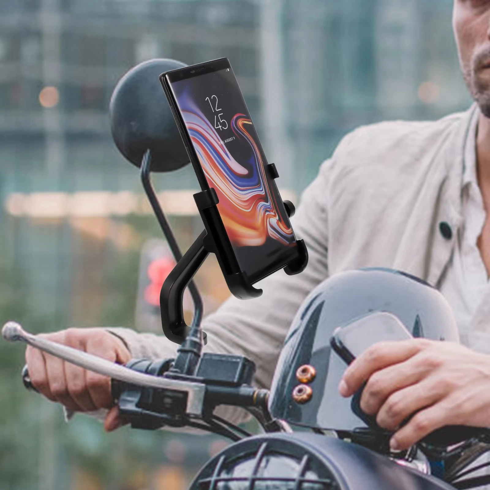 Adjustable Aluminum Alloy Phone Stand GPS Bracket Mount Clip Support Moto Mirro Handlebar Mount For Xiaomi iPhone
Adjustable Aluminum Alloy Phone Stand GPS Bracket Mount Clip Support Moto Mirro Handlebar Mount For Xiaomi iPhone