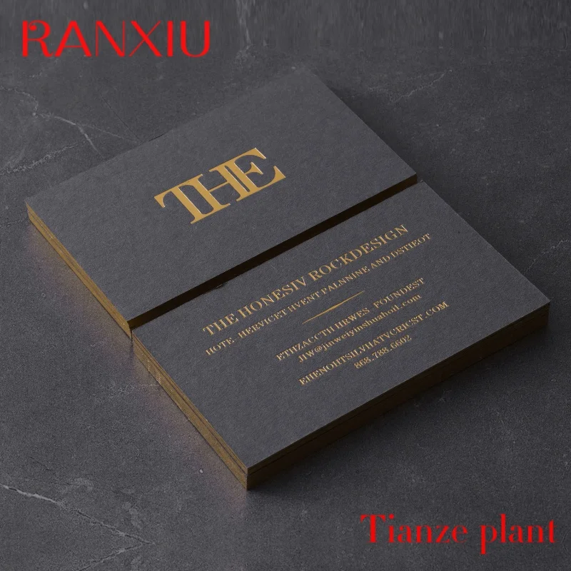 Custom 600g environmental protection cotton paper business card design custom high-grade printing embossing and stamping
Custom 600g environmental protection cotton paper business card design custom high-grade printing embossing and stamping