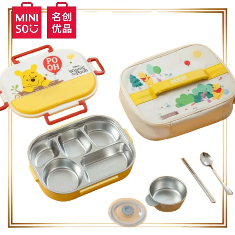 Pooh Bear Bento Box 316 Stainless Steel Lunch Box 4-compartment Set Compartment Plate Students Carry Rice Bowls Anime Perimeter
Pooh Bear Bento Box 316 Stainless Steel Lunch Box 4-compartment Set Compartment Plate Students Carry Rice Bowls Anime Perimeter