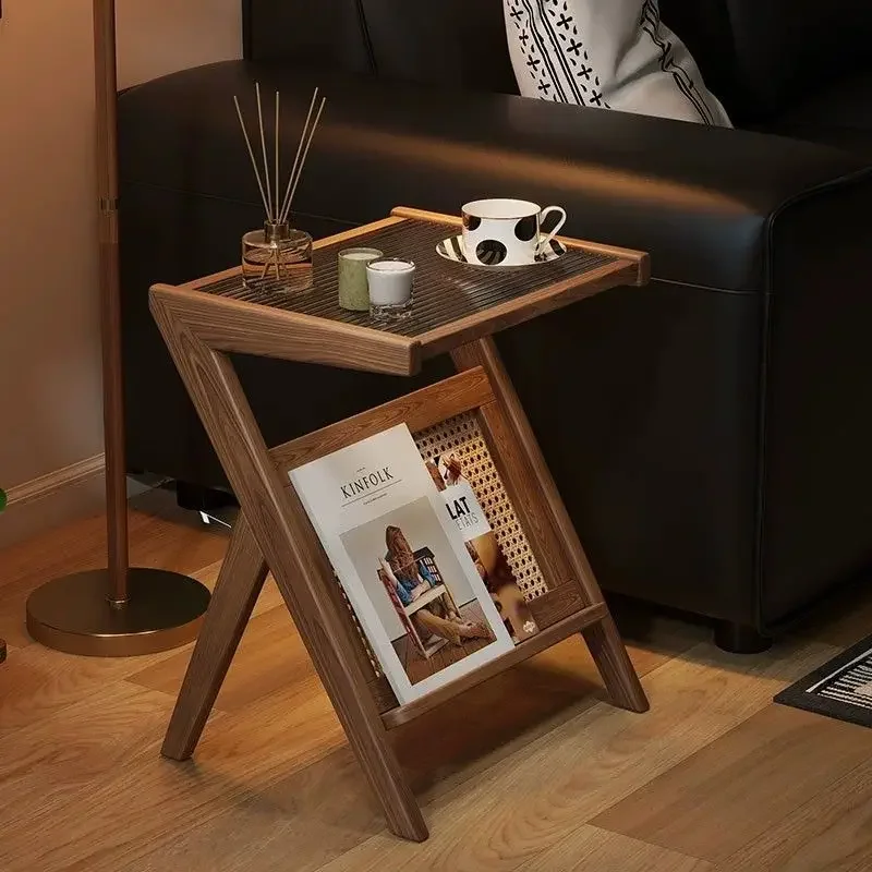 Приставной столик из цельного дерева со стеклом: мобильный, бревенчатый стиль, многофункциональная полка для прикроватной тумбочки и дивана
Приставной столик из цельного дерева со стеклом: мобильный, бревенчатый стиль, многофункциональная полка для прикроватной тумбочки и дивана