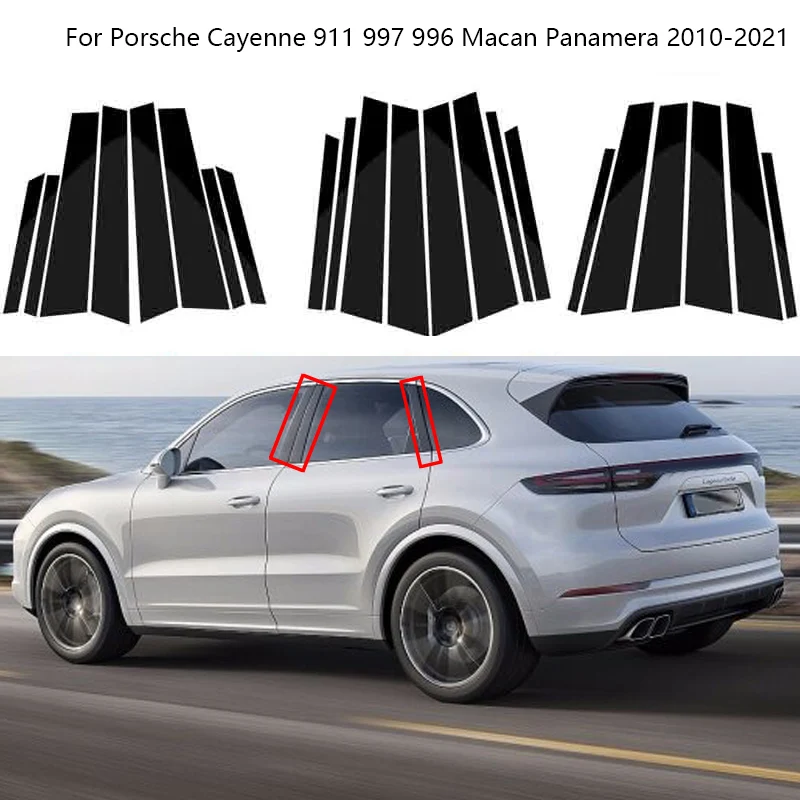 Carbon Fiber Gloss Black Car Window B + C Pillars For Porsche Cayenne 911 997 996 Macan Panamera 2010-2021 Car Accessories
Carbon Fiber Gloss Black Car Window B + C Pillars For Porsche Cayenne 911 997 996 Macan Panamera 2010-2021 Car Accessories