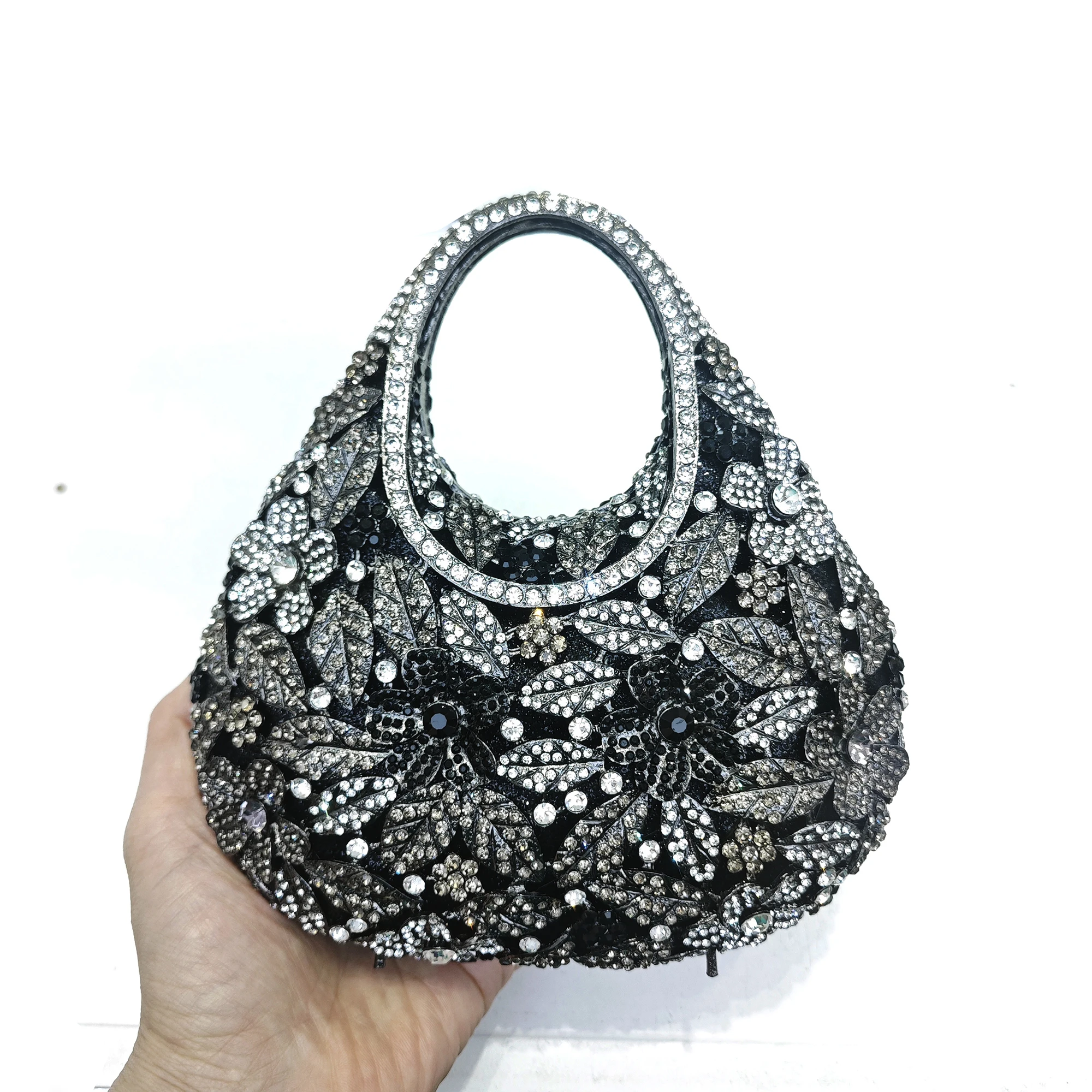 Flower Top-Handle Bag WHTUOHENG Evening Bags Women Luxury Rhinestone Formal Clutch Dinner Purses Wedding Party Handbag
Flower Top-Handle Bag WHTUOHENG Evening Bags Women Luxury Rhinestone Formal Clutch Dinner Purses Wedding Party Handbag