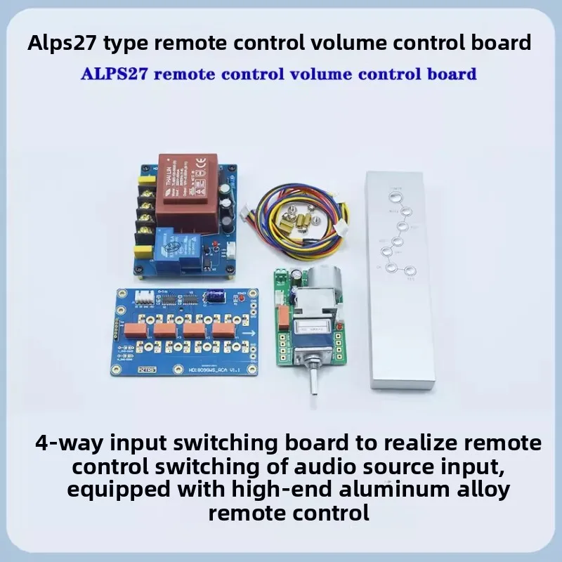 Потенциометр Alps27 с моторизованным управлением громкостью и ИК-пультом, аудиофильская Hi-Fi аудиосистема с коммутационной платой.
Потенциометр Alps27 с моторизованным управлением громкостью и ИК-пультом, аудиофильская Hi-Fi аудиосистема с коммутационной платой.