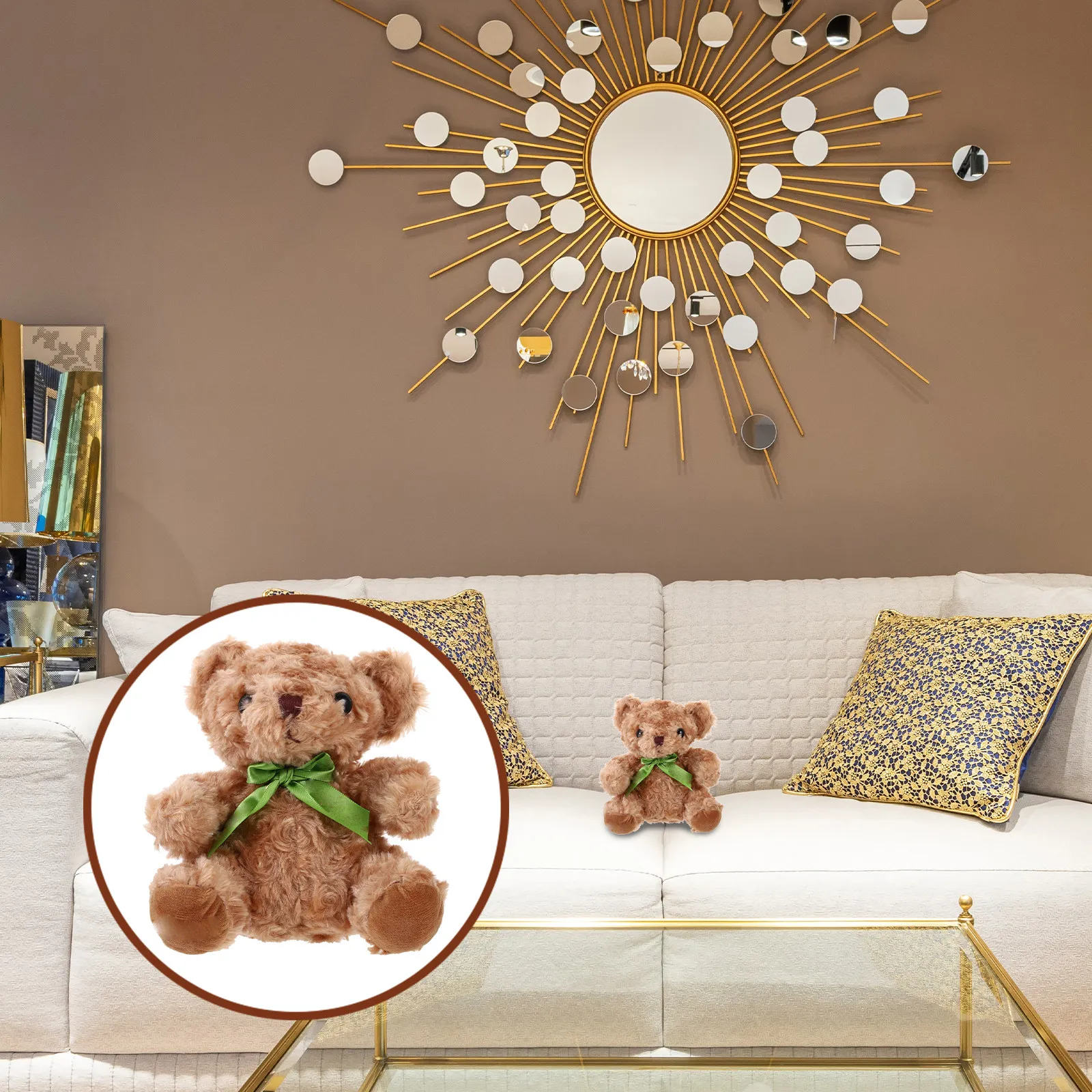 Cute Cartoon Bear Stuffed Animal Ribbon Tie Soft Comfortable Bear for Bedroom Sofa Decor Perfect Halloween Gift for Family
Cute Cartoon Bear Stuffed Animal Ribbon Tie Soft Comfortable Bear for Bedroom Sofa Decor Perfect Halloween Gift for Family