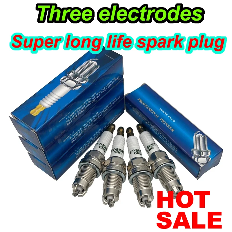 4pcs 3 electrodes LPG CNG LNG Spark Plug ET-BKR7-CNG FOR IK20TT VK20 BKR6EIX PFR7B-D BKR7EIX BKR-GAS LPG1 IFR7F-4D BKUR6ET-10
4pcs 3 electrodes LPG CNG LNG Spark Plug ET-BKR7-CNG FOR IK20TT VK20 BKR6EIX PFR7B-D BKR7EIX BKR-GAS LPG1 IFR7F-4D BKUR6ET-10