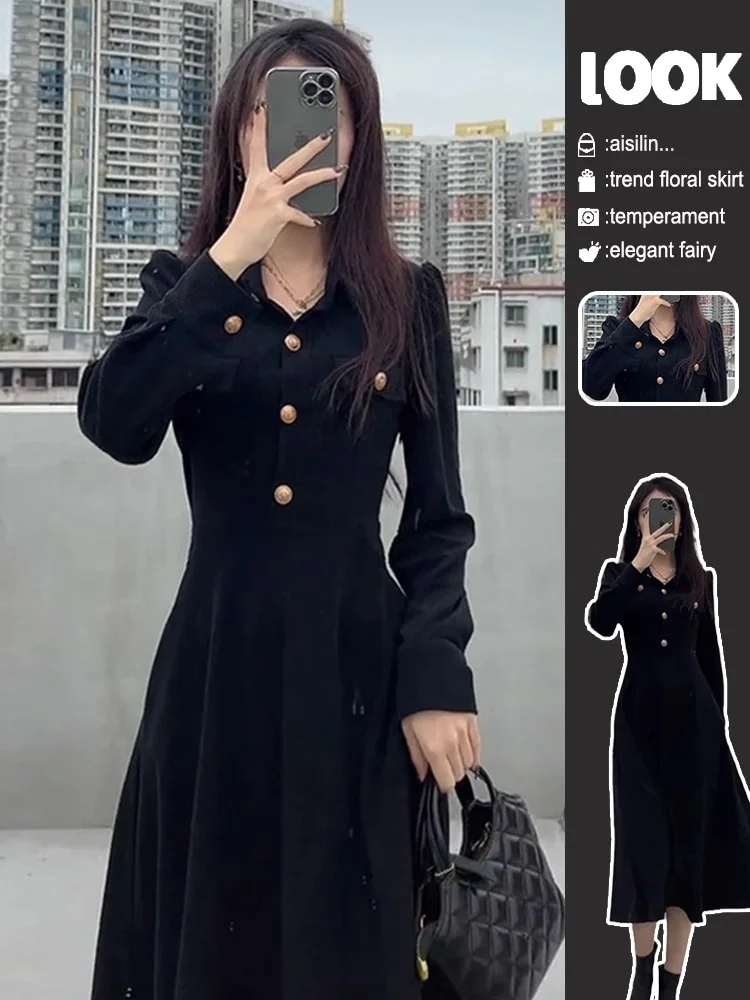 Black Hepburn Style Dress Women's Fashion Early Autumn 2026 New High-End Sense Inner Wear Elegant Long Dress
Black Hepburn Style Dress Women's Fashion Early Autumn 2026 New High-End Sense Inner Wear Elegant Long Dress
