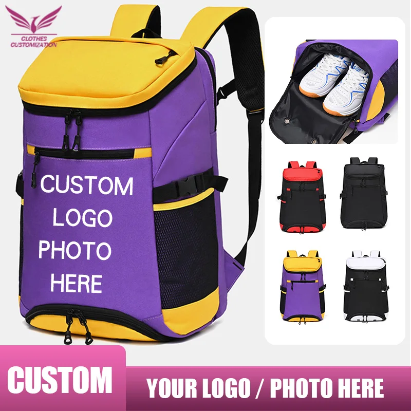 Large Capacity Sports Badminton Racket Backpack Custom logo Basketball Training bag Competition gift Bag personality custom
Large Capacity Sports Badminton Racket Backpack Custom logo Basketball Training bag Competition gift Bag personality custom