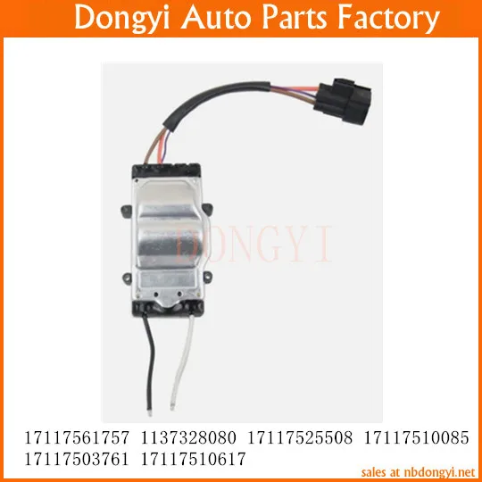 Radiator Cooling Fan Control Module 17117561757 1137328080 17117525508 17117510085 17117503761 17117510617
Radiator Cooling Fan Control Module 17117561757 1137328080 17117525508 17117510085 17117503761 17117510617