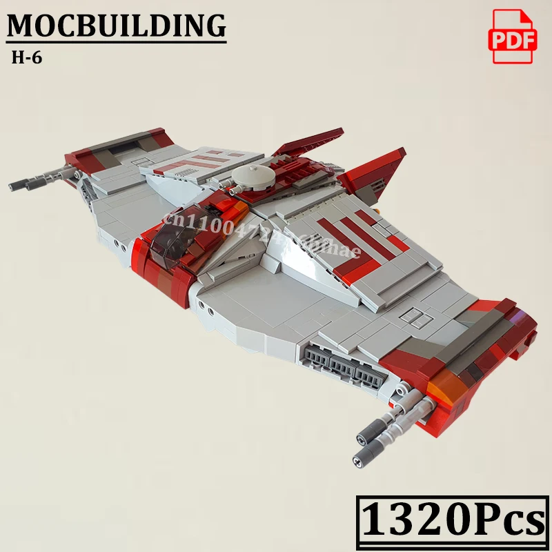 H-6 Fighter Pirate Spaceship Collection Model MOCBUILDING Star Movie Construction Toys Gift
H-6 Fighter Pirate Spaceship Collection Model MOCBUILDING Star Movie Construction Toys Gift