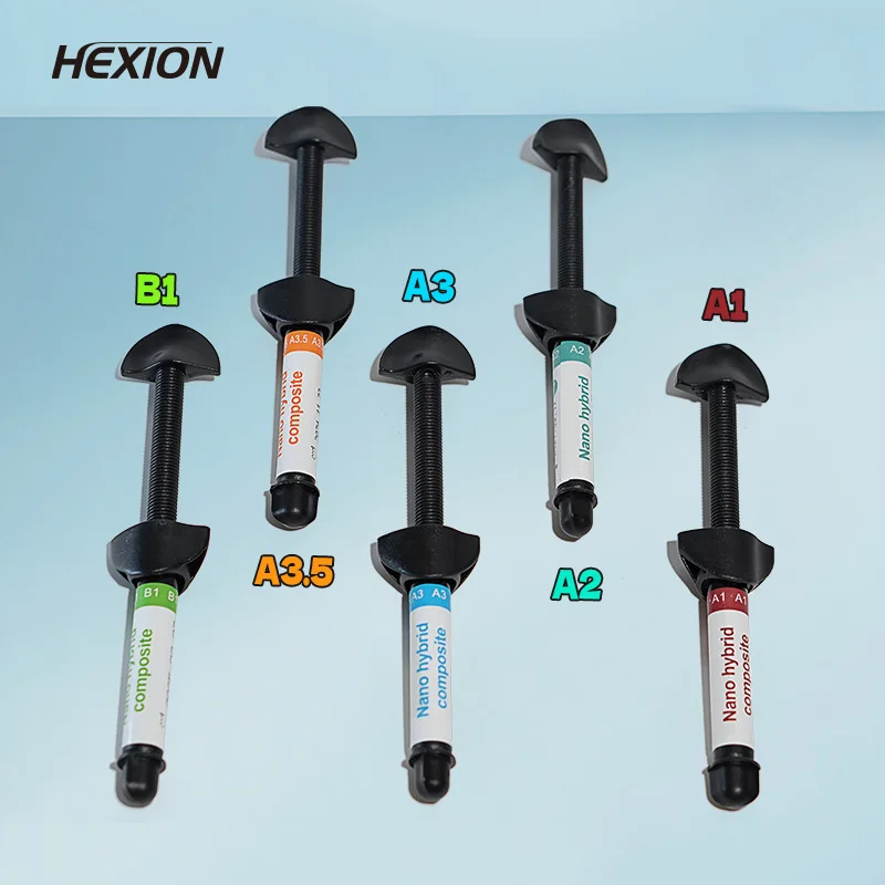 HEXION Dental Curing Resins Nano Flowable Composite Resin Light Curing Composite Resin Oral Dentist High Compressive Strength
HEXION Dental Curing Resins Nano Flowable Composite Resin Light Curing Composite Resin Oral Dentist High Compressive Strength