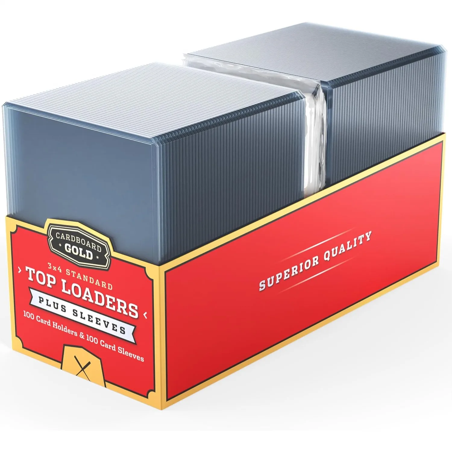 35PT Top Loaders For Trading Cards 100 Count With Bonus Soft Sleeves 3x4 Inch Hard Plastic Protectors For Baseball Sports Cards
35PT Top Loaders For Trading Cards 100 Count With Bonus Soft Sleeves 3x4 Inch Hard Plastic Protectors For Baseball Sports Cards