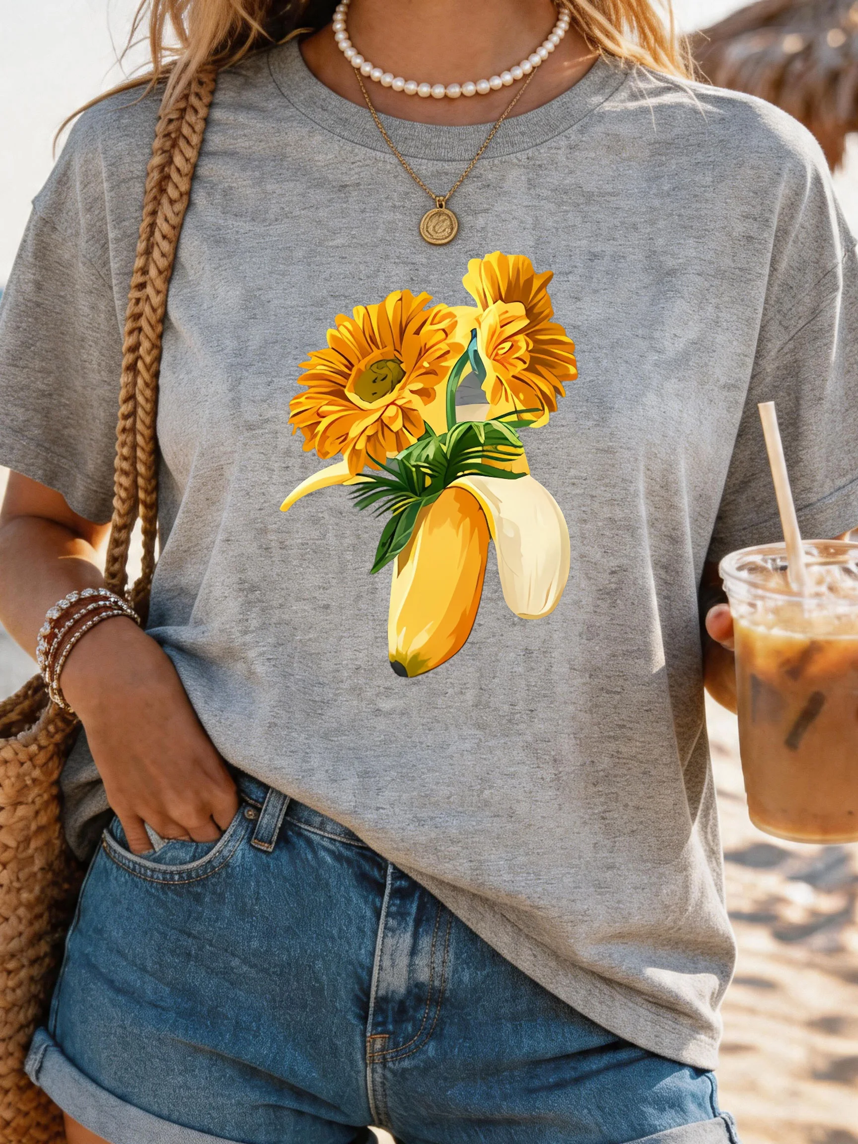 Women's Large Size Printed round Neck Short Sleeve T-shirt 1-7XL Comfortable Casual Top in European Style
Women's Large Size Printed round Neck Short Sleeve T-shirt 1-7XL Comfortable Casual Top in European Style