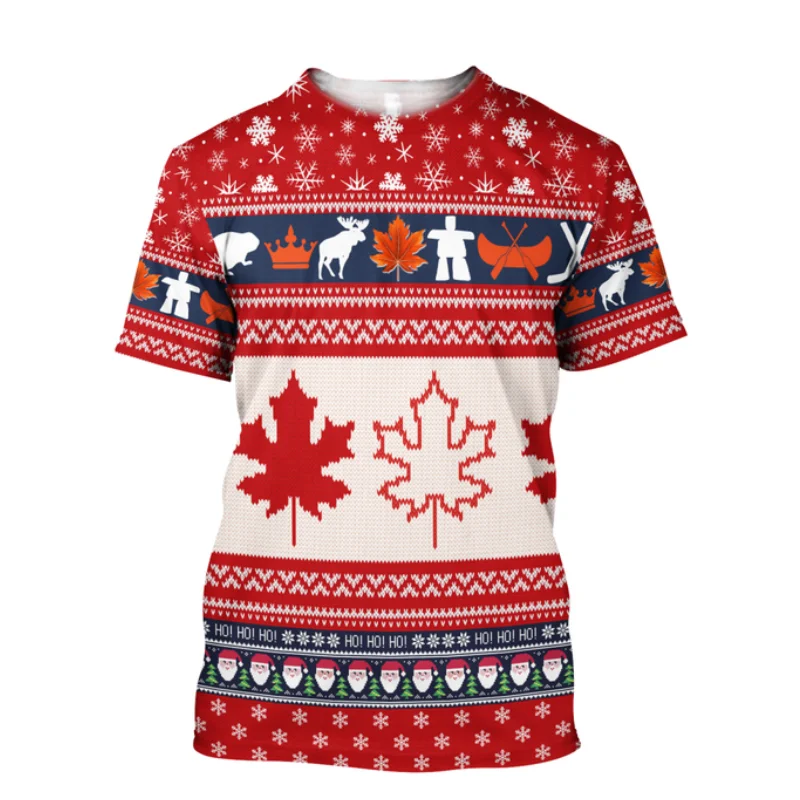 Christmas New Year Men's T Shirt Cartoon Santa Claus Print Tees Casual O-Boyun Short Sleeve Loose Tops Fashion X'MAS Kids
Christmas New Year Men's T Shirt Cartoon Santa Claus Print Tees Casual O-Boyun Short Sleeve Loose Tops Fashion X'MAS Kids