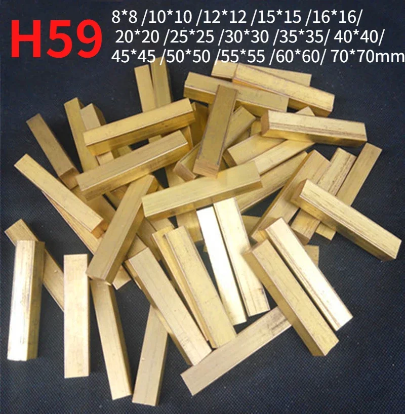Length 100mm Thickness 8*8 10*10-70*70mm H59 Yellow Copper Brass Plate Brass Solid Bar Rod Brass Row Square Copper Block
Length 100mm Thickness 8*8 10*10-70*70mm H59 Yellow Copper Brass Plate Brass Solid Bar Rod Brass Row Square Copper Block
