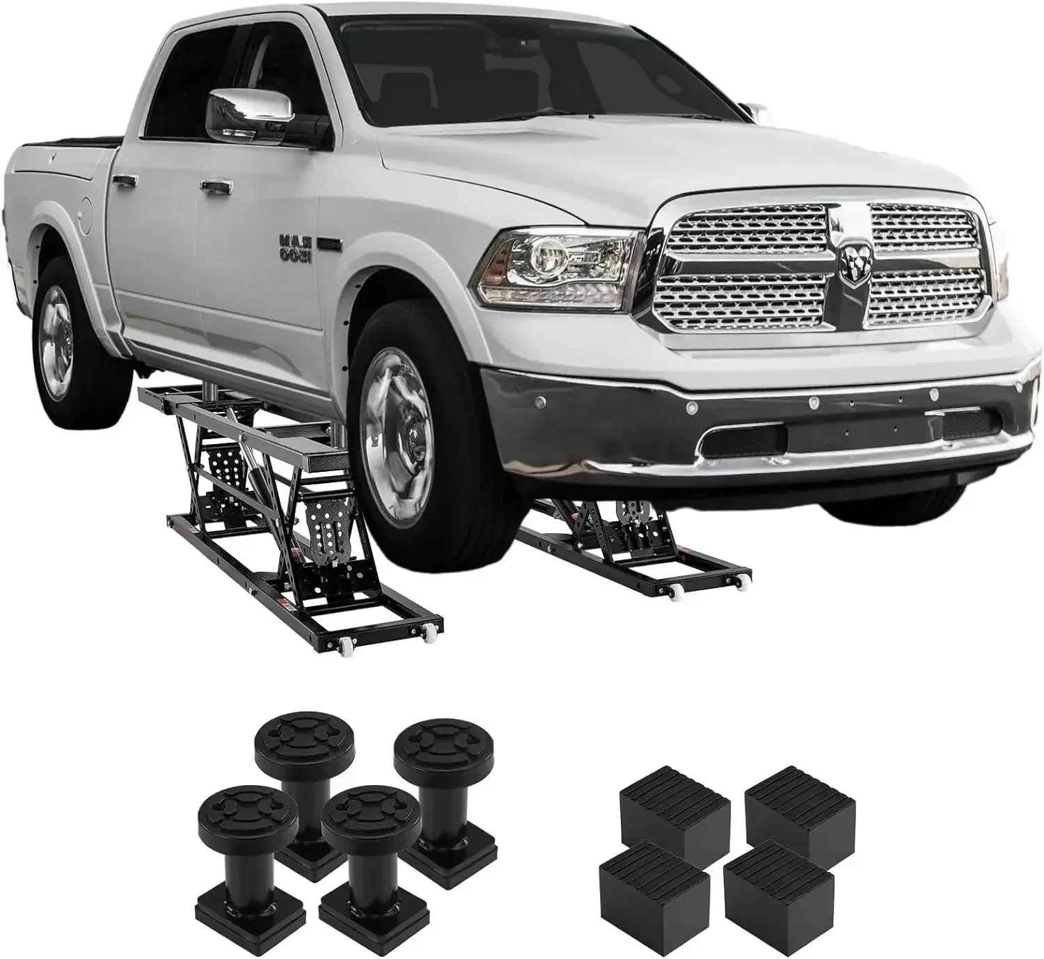 VEVOR Portable Car Lift - 7,000 LBS Capacity, 26.8" Max. Height, Heavy-Duty Carbon Steel Truck Lift with 120V Power Unit
VEVOR Portable Car Lift - 7,000 LBS Capacity, 26.8" Max. Height, Heavy-Duty Carbon Steel Truck Lift with 120V Power Unit