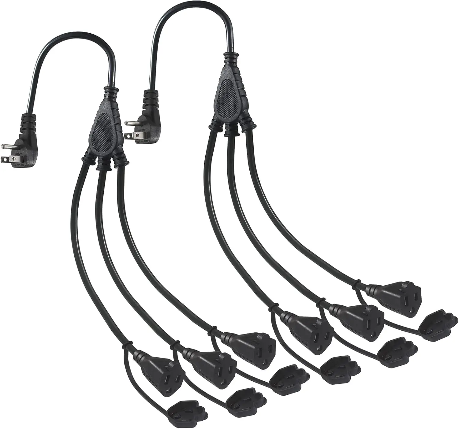 Outdoor 3-Outlet Power Splitter, 90-Degree Flat Plug 1 To 3 Way Outlet Pter Sjtw 16Awg 3-Prong Power Cord Extension St With
Outdoor 3-Outlet Power Splitter, 90-Degree Flat Plug 1 To 3 Way Outlet Pter Sjtw 16Awg 3-Prong Power Cord Extension St With