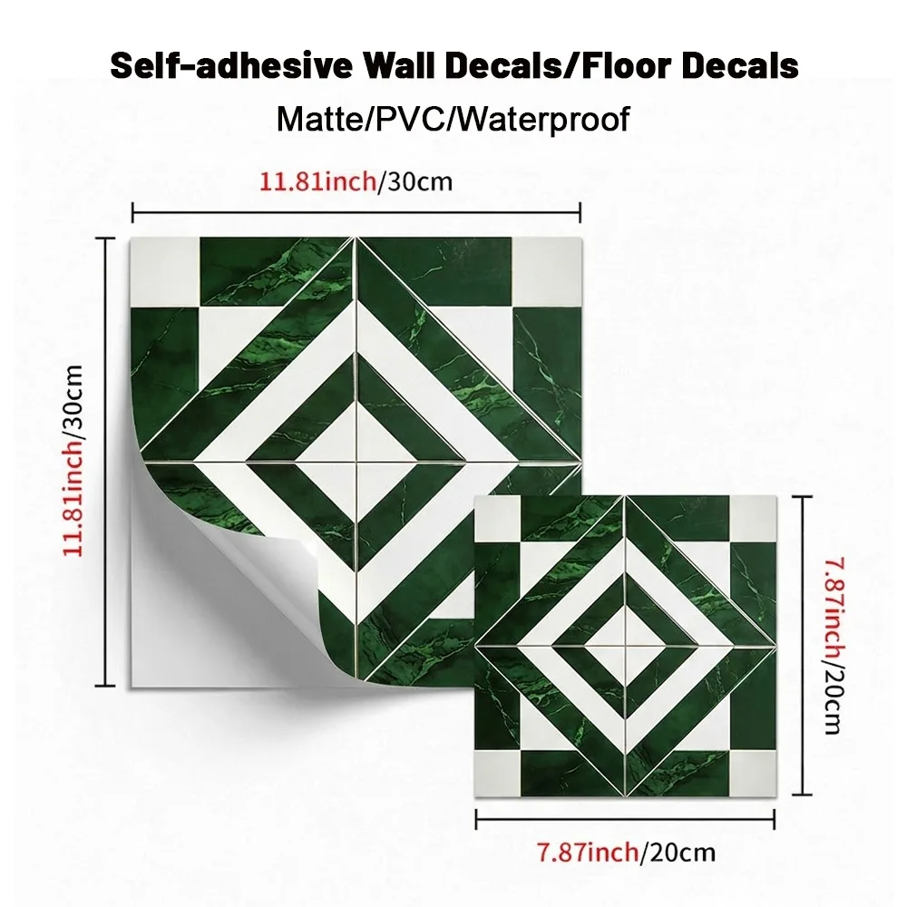 4pcs/10pcs PVC Floor Decals, Geometric Self-adhesive Wall Decals, Suitable for For Kitchen Backsplash Bathroom Home Renovation
4pcs/10pcs PVC Floor Decals, Geometric Self-adhesive Wall Decals, Suitable for For Kitchen Backsplash Bathroom Home Renovation