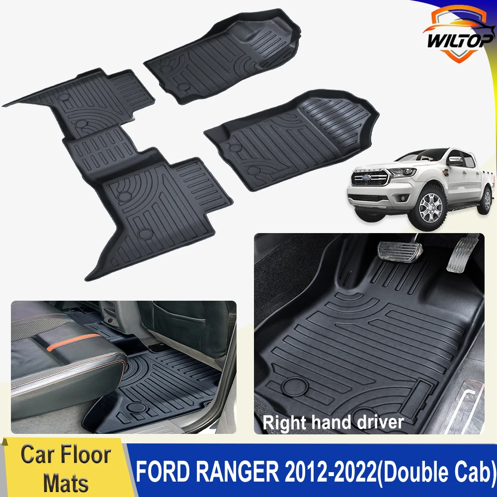 TPE 3D Floor Mats Foot Pad for Ford Ranger 2012-2021 Ranger Raptor Double Cab 4X4 Pickup Interior Accessories Floor Mats
TPE 3D Floor Mats Foot Pad for Ford Ranger 2012-2021 Ranger Raptor Double Cab 4X4 Pickup Interior Accessories Floor Mats