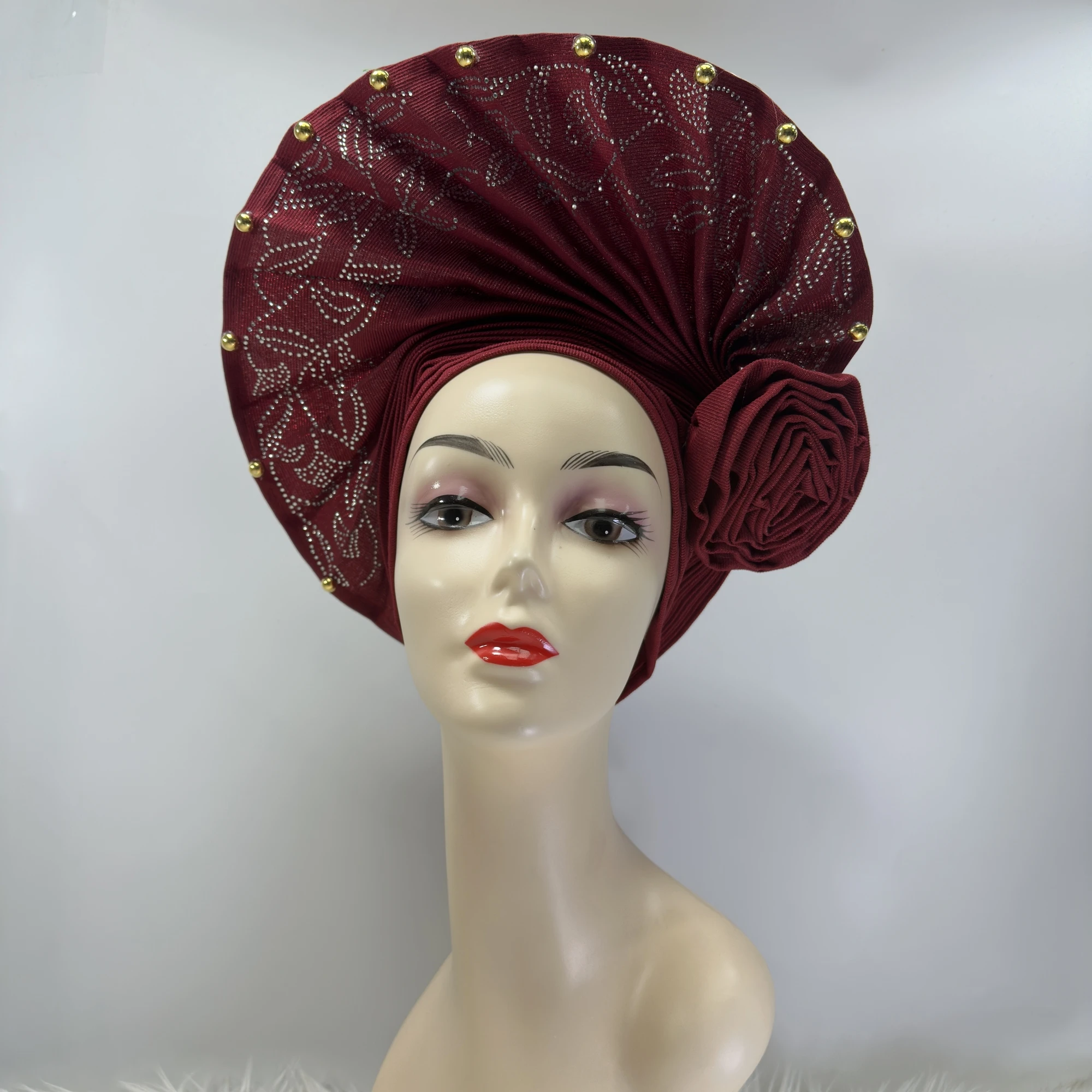 2026 New Nigerian Already Made African Headtie Auto Gele Turbans for Women Aso Oke Fabric Muslim Headwear Turban Z6-511-1
2026 New Nigerian Already Made African Headtie Auto Gele Turbans for Women Aso Oke Fabric Muslim Headwear Turban Z6-511-1
