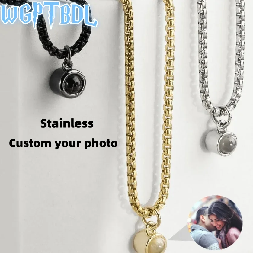 WGPTBDL Stainless Projection Photo Necklace For Men Personalized Memorial Jewelry For Dad Custom Anniversary Father's Day Gift
WGPTBDL Stainless Projection Photo Necklace For Men Personalized Memorial Jewelry For Dad Custom Anniversary Father's Day Gift