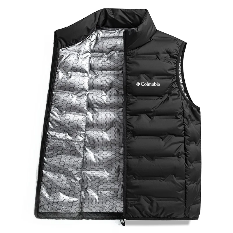 New 2025 Men's down Vest Casual White Duck Feather Inner Warm Stand Collar Jacket Standard Fit Fashion Urban Style Daily Wear
New 2025 Men's down Vest Casual White Duck Feather Inner Warm Stand Collar Jacket Standard Fit Fashion Urban Style Daily Wear
