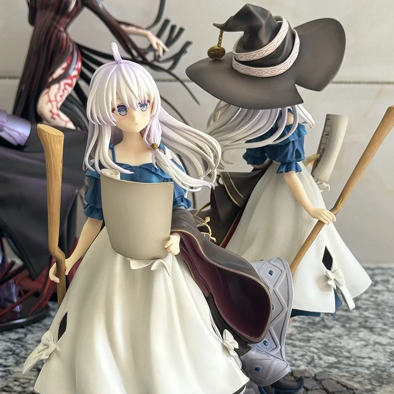 Majo no Tabitabi Elaina Figure with Suitcase and Broom Standing Ver. Anime Model Cute White Hair Witch Girl Collectible Statue
Majo no Tabitabi Elaina Figure with Suitcase and Broom Standing Ver. Anime Model Cute White Hair Witch Girl Collectible Statue