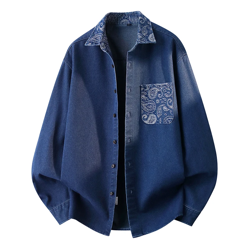 Men's Streetwear Casual Long Sleeve Blouse Fashion Shirt Streetdress Hombre Male Clothing Spring Autumn Camisa Men's Shirts New
Men's Streetwear Casual Long Sleeve Blouse Fashion Shirt Streetdress Hombre Male Clothing Spring Autumn Camisa Men's Shirts New