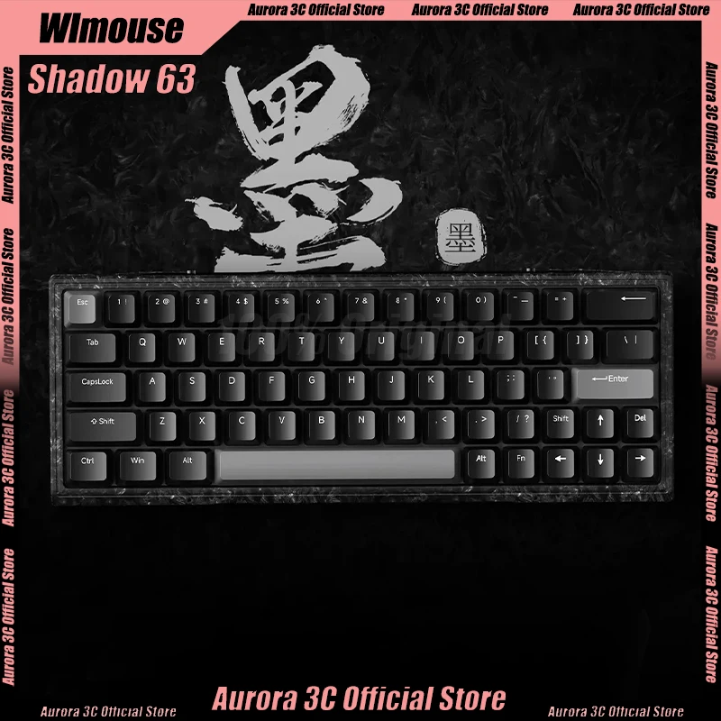 Wlmouse Shadow63, магнитный переключатель, механическая клавиатура, проводная клавиатура из кованого углеродного волокна, аксессуары для клавиатуры ПК
Wlmouse Shadow63, магнитный переключатель, механическая клавиатура, проводная клавиатура из кованого углеродного волокна, аксессуары для клавиатуры ПК