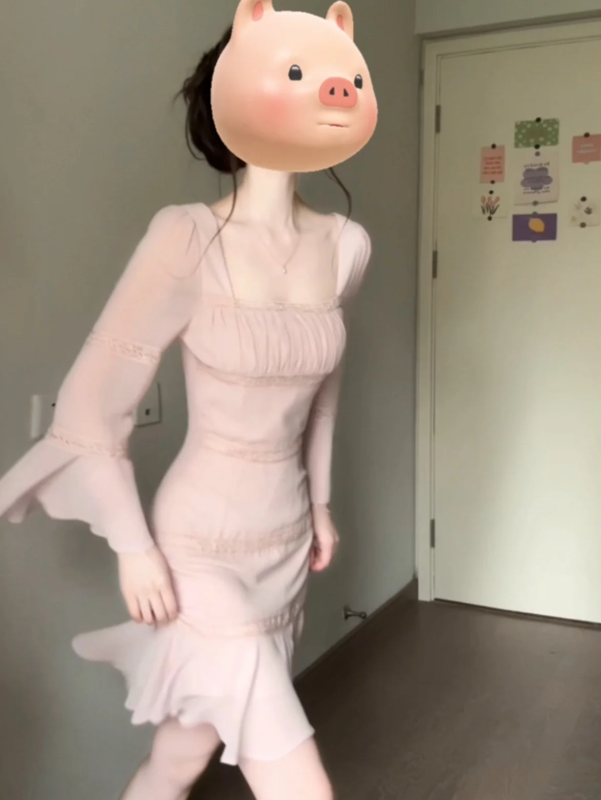 Keni plus Size Pure Desire Pink Bell Sleeve Dress Women Summer Slightly Plump MM Elegant Beautiful Dress Commute Style A-Line...
Keni plus Size Pure Desire Pink Bell Sleeve Dress Women Summer Slightly Plump MM Elegant Beautiful Dress Commute Style A-Line...